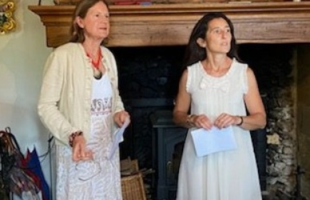 Sarah Martin, présidente 2020-21 et Marie-Laure Fornas, présidente 2021-22